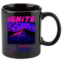 Ignite Volcano Illustration 11oz C Handle Ceramic Mug