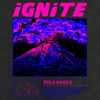 Ignite Volcano Illustration 11oz C Handle Ceramic Mug