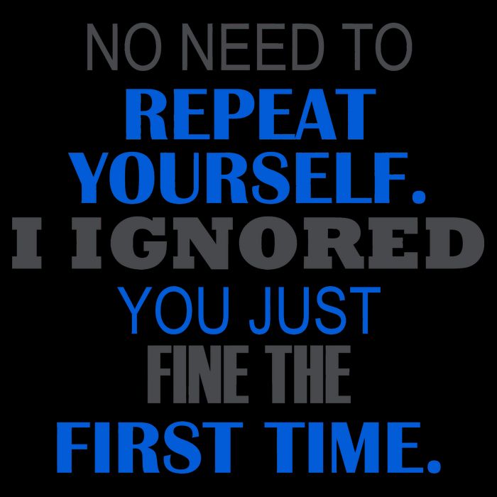 Ignored You Just Fine The First Time 16oz Travel Tumbler