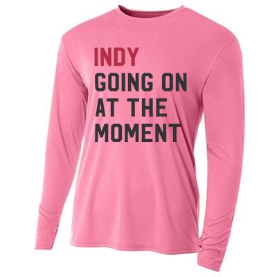 Indy Going On At The Moment Cooling Performance Long Sleeve Crew