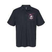 In Ghost October Breast Cancer Awareness Halloween Softstyle Adult Sport Polo