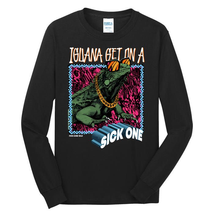 Iguana Get On A Sick One Tall Long Sleeve T-Shirt