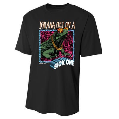 Iguana Get On A Sick One Performance Sprint T-Shirt