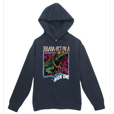 Iguana Get On A Sick One Urban Pullover Hoodie