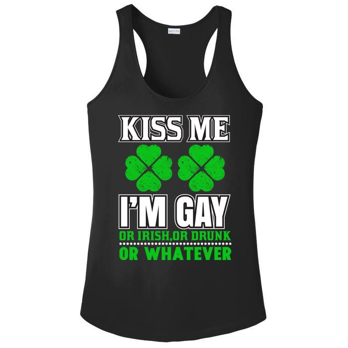 I'm Gay Or Irish Or Whatever Ladies PosiCharge Competitor Racerback Tank