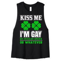 I'm Gay Or Irish Or Whatever Women's Racerback Cropped Tank