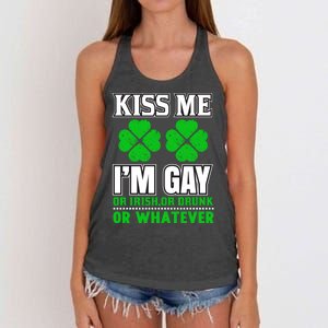 I'm Gay Or Irish Or Whatever Women's Knotted Racerback Tank