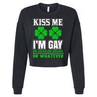 I'm Gay Or Irish Or Whatever Cropped Pullover Crew