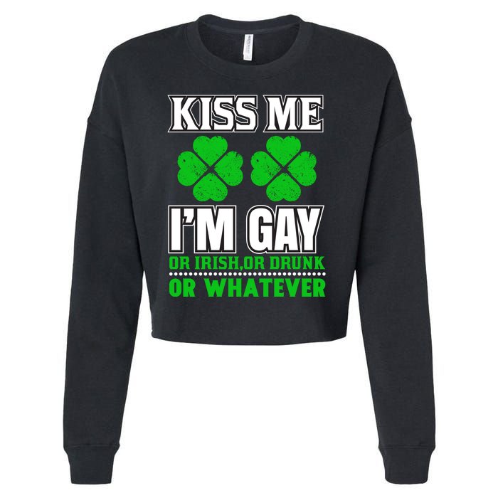 I'm Gay Or Irish Or Whatever Cropped Pullover Crew