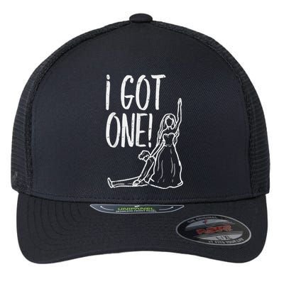 I Got One Funny Bride Bachelorette Wedding Just Married Flexfit Unipanel Trucker Cap