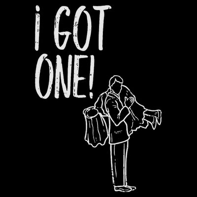 I Got One Groom Carrying Bride Bachelors Party Gift T-Shirt