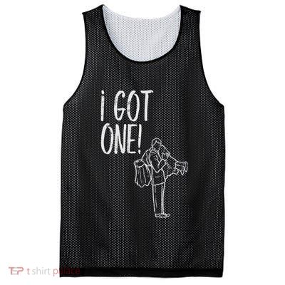 I Got One Groom Carrying Bride Bachelors Party Gift Mesh Reversible Basketball Jersey Tank