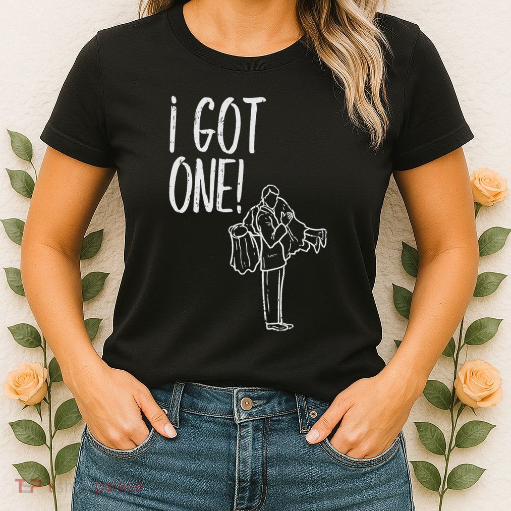 I Got One Groom Carrying Bride Bachelors Party Gift Womens T-Shirt