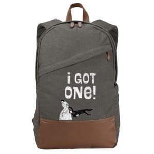 I Got One Wedding Bride Fiancee Wife Mrs Engaged Women Cotton Canvas Backpack