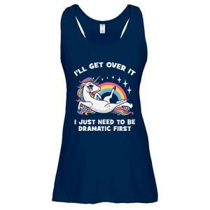 I’Ll Get Over It I Just Need To Be Dramatic First Unicorn Ladies Essential Flowy Tank