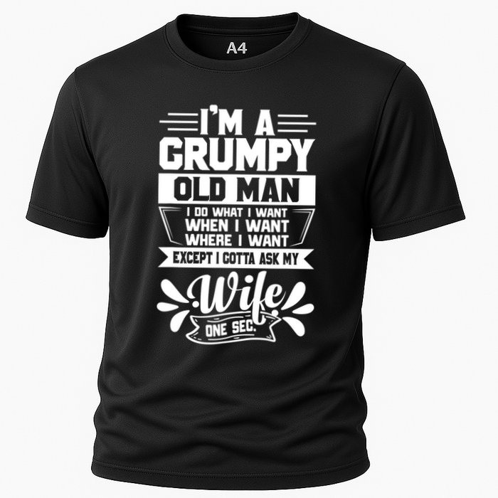 I'm Grumpy Old I Do What I Want When I Want Where I Want Gift Performance Shirt