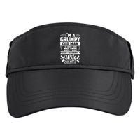 I'm Grumpy Old I Do What I Want When I Want Where I Want Gift Adult Drive Performance Visor