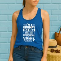I'm Grumpy Old I Do What I Want When I Want Where I Want Gift Womens Tank Top
