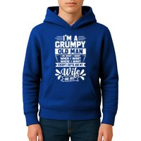 I'm Grumpy Old I Do What I Want When I Want Where I Want Gift Kids Hoodie