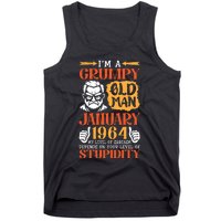 IM Grumpy Old Man January 1964 My Level Of Sarcasm On You Tank Top