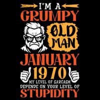 IM Grumpy Old Man January 1970 My Level Of Sarcasm On You 16 in Basic Backpack