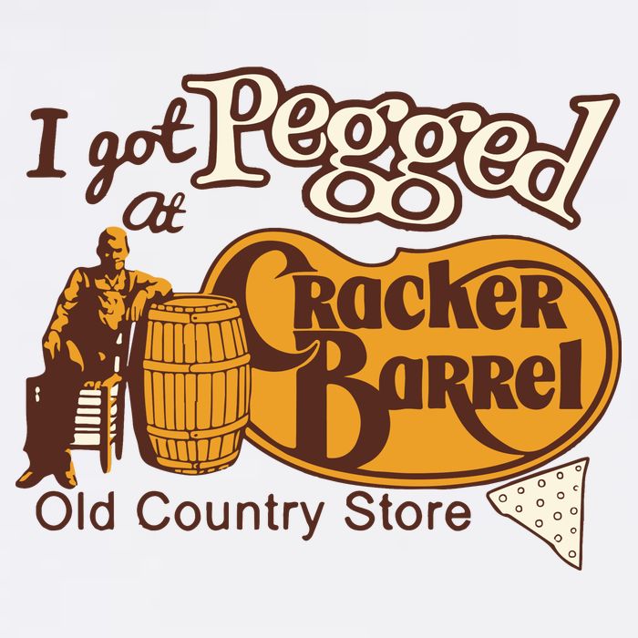 I Got Pegged At Cracker Barrel Old Country Store I Got Pegged At Cracker Mousepad