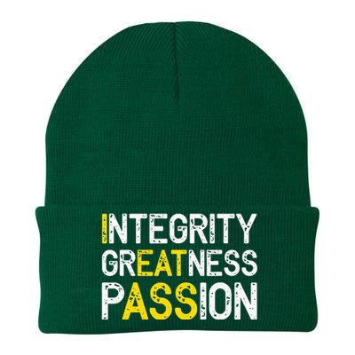 Integrity Greatness Passion Knit Cap Winter Beanie