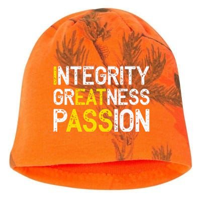 Integrity Greatness Passion Kati - Camo Knit Beanie