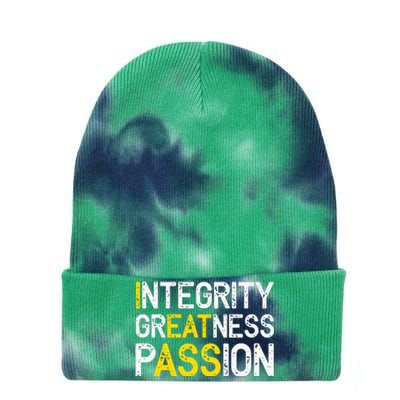 Integrity Greatness Passion Tie Dye 12in Knit Beanie