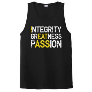 Integrity Greatness Passion PosiCharge Competitor Tank