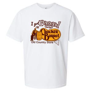 I Got Pegged At Cracker Barrel Old Country Store Sueded Cloud Jersey T-Shirt