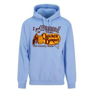 I Got Pegged At Cracker Barrel Old Country Store Unisex Surf Hoodie