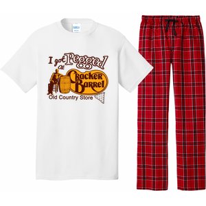 I Got Pegged At Cracker Barrel Old Country Store Pajama Set