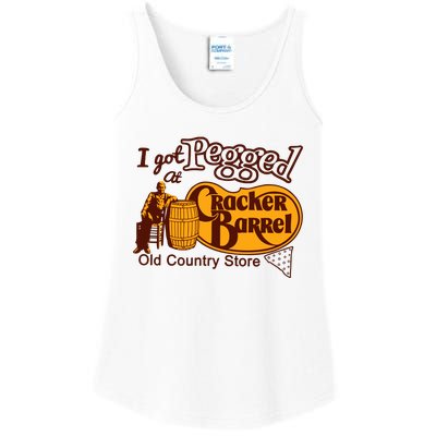 I Got Pegged At Cracker Barrel Old Country Store Ladies Essential Tank