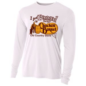 I Got Pegged At Cracker Barrel Old Country Store Cooling Performance Long Sleeve Crew