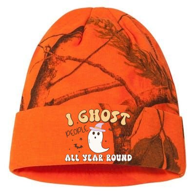 I Ghost People All Year Round Retro Halloween Ghost Costume Gift Kati Licensed 12" Camo Beanie