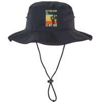 I Get Paid To Get High Tree Climbing Joke Tree Work Arborist Bucket Hat