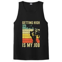 I Get Paid To Get High Tree Climbing Joke Tree Work Arborist PosiCharge Competitor Tank