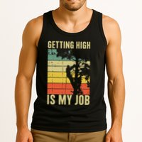I Get Paid To Get High Tree Climbing Joke Tree Work Arborist Tank Top