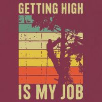 I Get Paid To Get High Tree Climbing Joke Tree Work Arborist 16oz Travel Tumbler