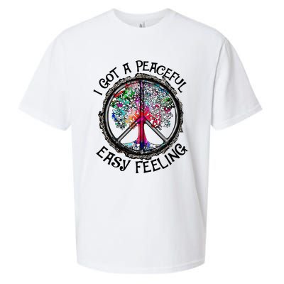 I Got Peaceful Easy Feeling Hippie Peaceful Sueded Cloud Jersey T-Shirt