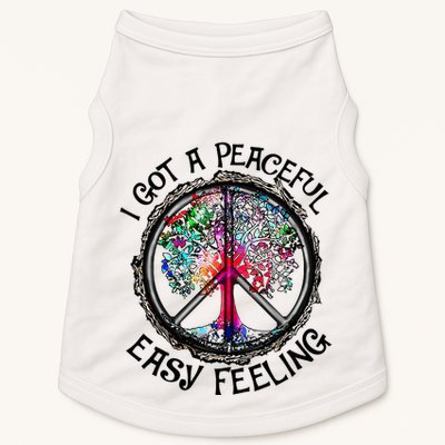 I Got Peaceful Easy Feeling Hippie Peaceful Doggie Tank
