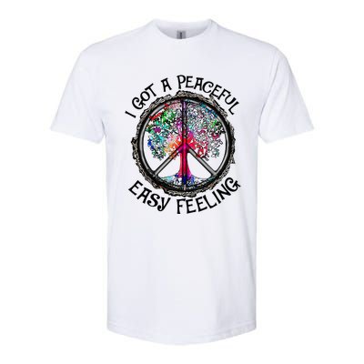 I Got Peaceful Easy Feeling Hippie Peaceful Softstyle CVC T-Shirt