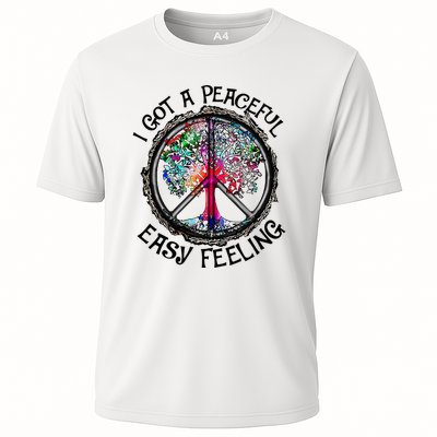 I Got Peaceful Easy Feeling Hippie Peaceful Cooling Performance Crew T-Shirt