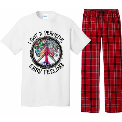 I Got Peaceful Easy Feeling Hippie Peaceful Pajama Set