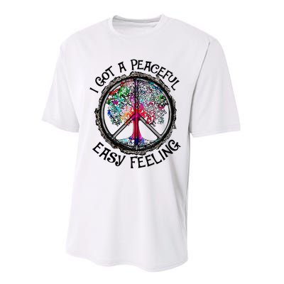 I Got Peaceful Easy Feeling Hippie Peaceful Performance Sprint T-Shirt