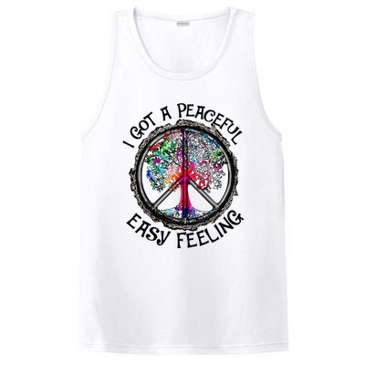 I Got Peaceful Easy Feeling Hippie Peaceful PosiCharge Competitor Tank