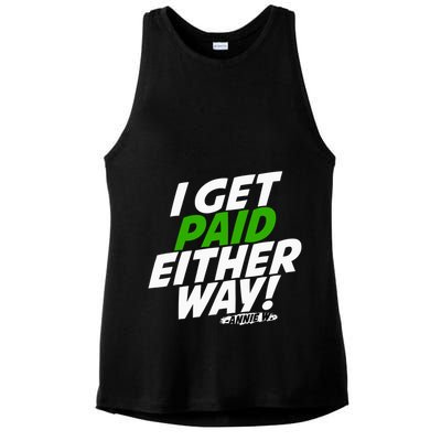 I Get Paid Either Way Ladies PosiCharge Tri-Blend Wicking Tank