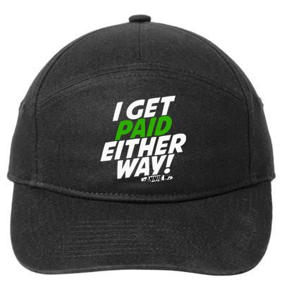 I Get Paid Either Way 7-Panel Snapback Hat