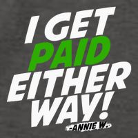 I Get Paid Either Way Vector Backpack